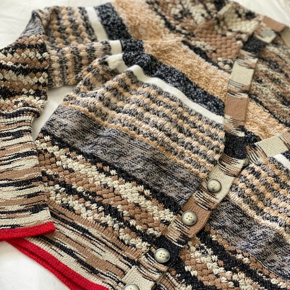 Veronica Beard Cecily Mixed Knit Cardigan - Picture 6 of 9